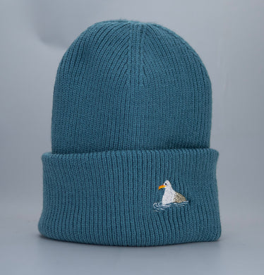 Stigbergets Beanie with seagull - Blue - Stigbergets Bryggeri