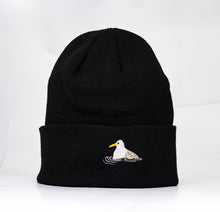 Load image into Gallery viewer, Beanie Seagull Black

