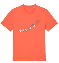 Load image into Gallery viewer, T-shirt - Måsens liv - Peach Fiesta
