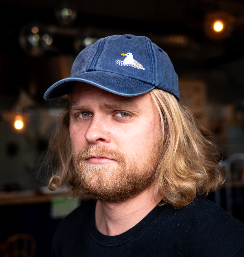 Cap Seagull - Washed blue