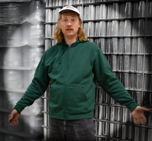 Ladda upp bild till gallerivisning, Hoodie med dragkedja Stigbergets Grön
