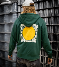 Ladda upp bild till gallerivisning, Hoodie med dragkedja Stigbergets Grön
