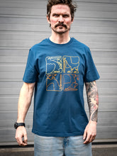 Load image into Gallery viewer, T-shirt - Square Gull Blue
