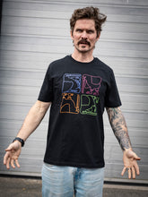 Load image into Gallery viewer, T-shirt - Square Gull Black
