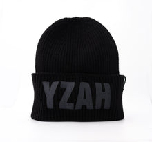 Load image into Gallery viewer, Beanie YZAH Raven Black
